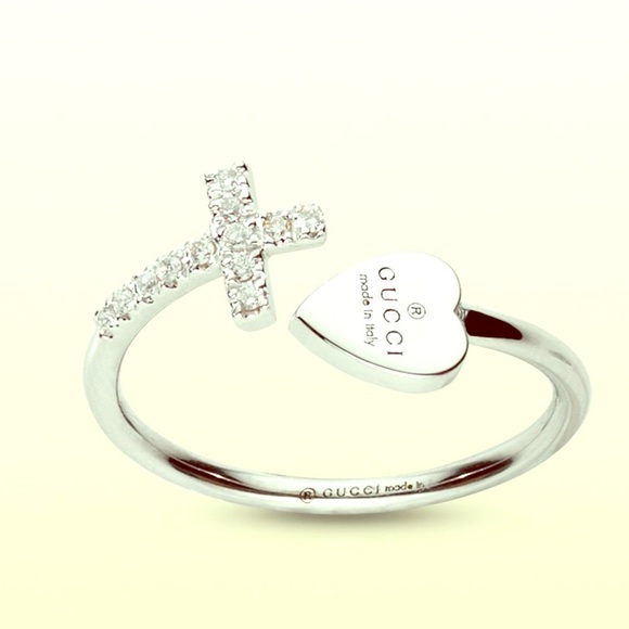 gucci cross ring